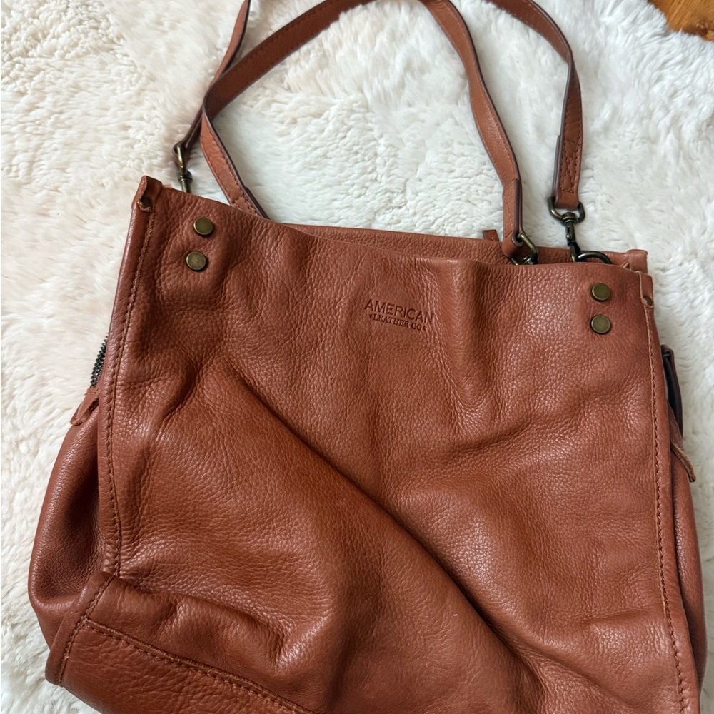 American Leather Co. Tan Shoulder Bag